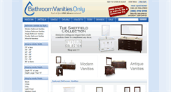 Desktop Screenshot of bathroomvanitiesonly.com